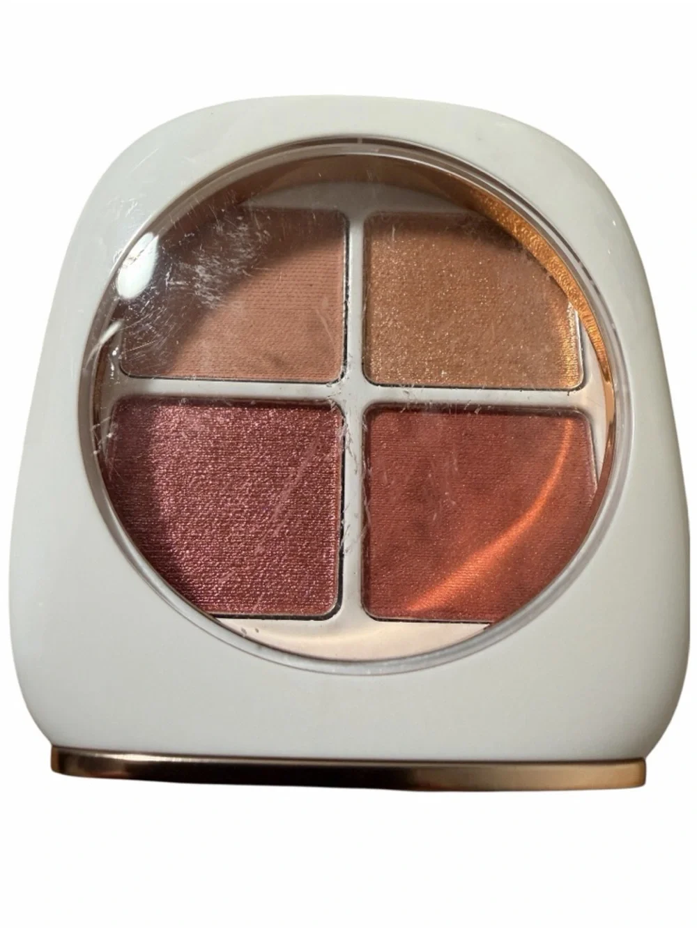 Flower Eyeshadow Quad Palette with Warm Tones